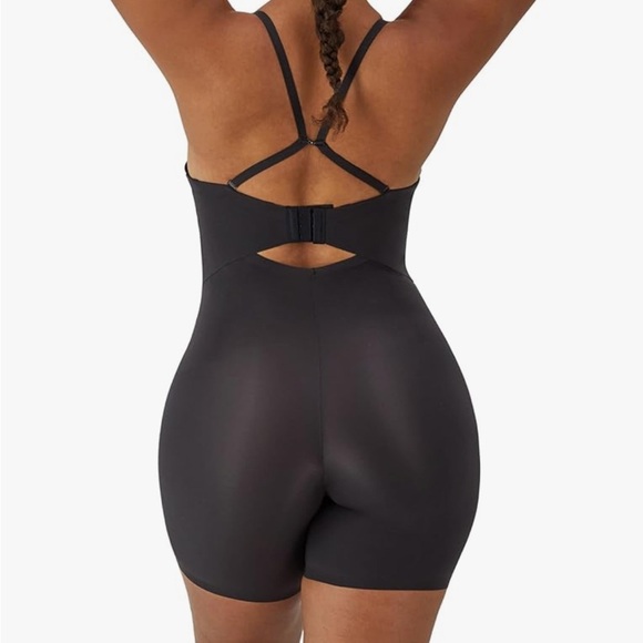 Maidenform Black Firm Control Bodysuit all in one cool comfort firm shapes XXL - Picture 3 of 16